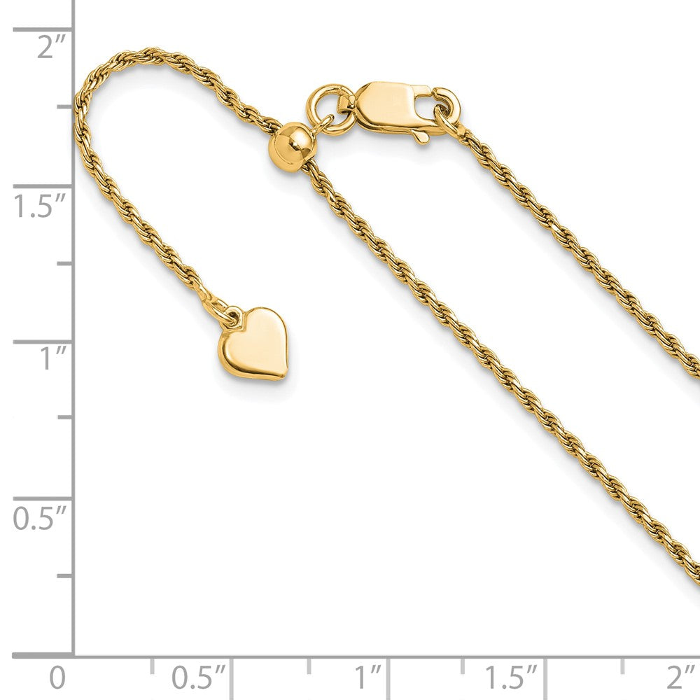 Vergoldet Sterlingsilber Verstellbar 1.4mm Diamantiert Kordel Halskette