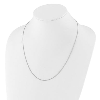 Sterlingsilber Verstellbar 1.3mm Ährenkette Halskette