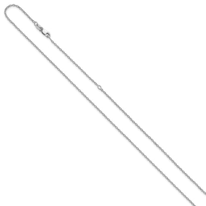 16 Zoll Sterlingsilber 1.2mm Ankerkette 16 Zoll mit 2 Zoll Verlängerung. Kette