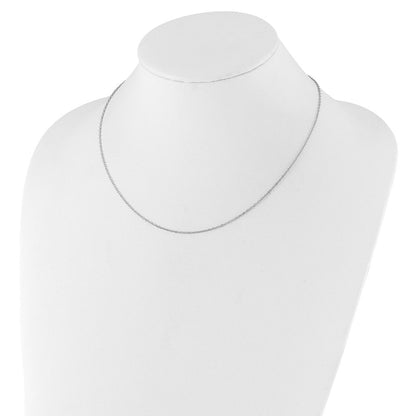 16 Zoll Sterlingsilber 1.2mm Ankerkette 16 Zoll mit 2 Zoll Verlängerung. Kette