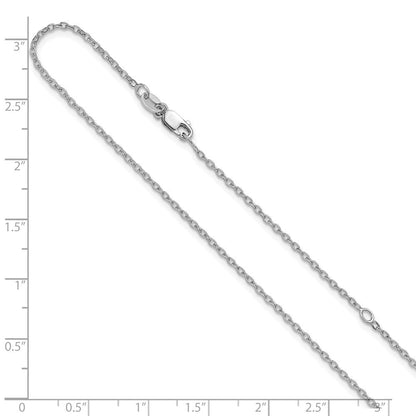 16 Zoll Sterlingsilber 1.2mm Ankerkette 16 Zoll mit 2 Zoll Verlängerung. Kette