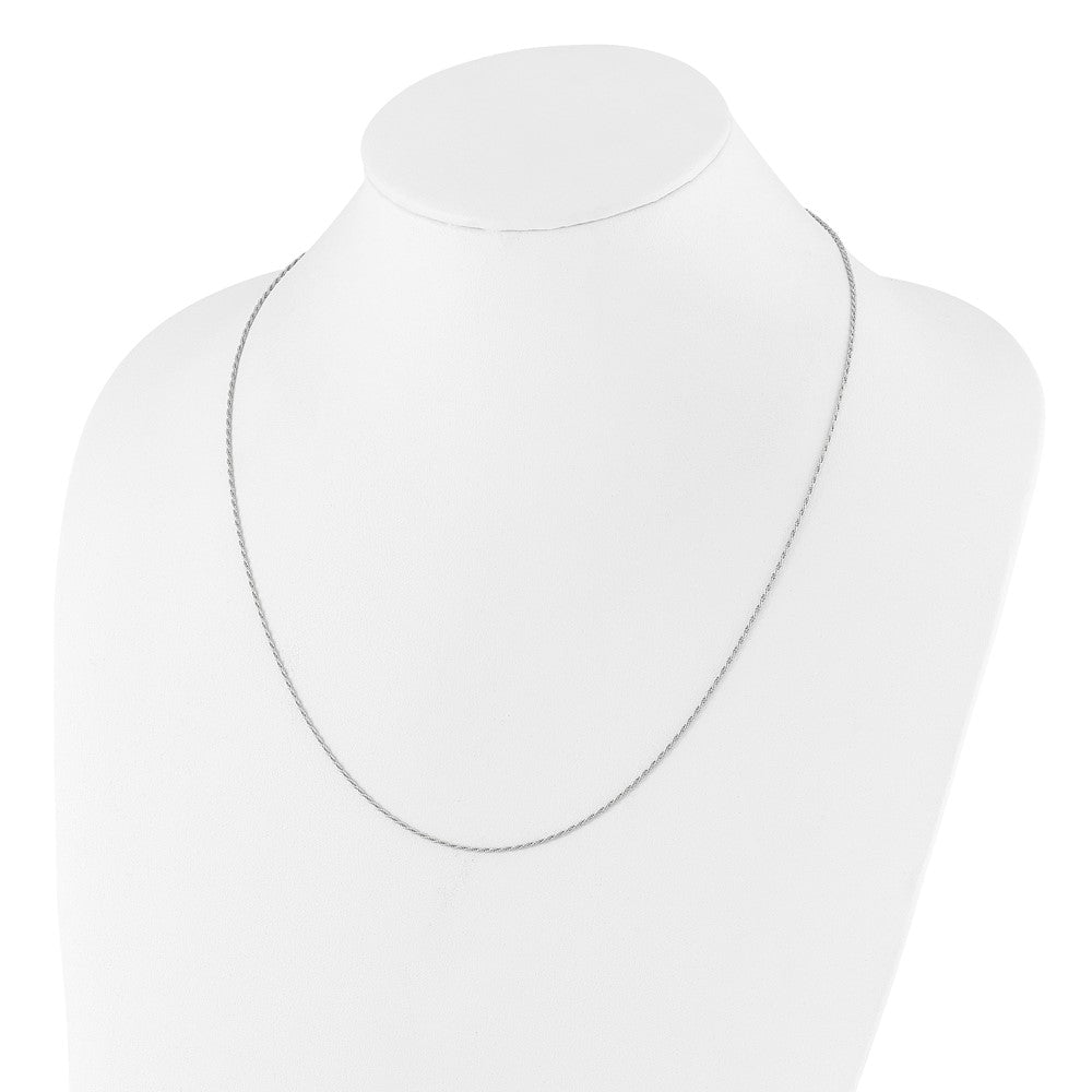 Sterlingsilber Verstellbar 1.2mm Diamantiert Kordel Halskette