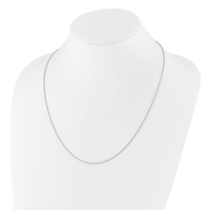 Sterlingsilber Verstellbar 1.2mm Diamantiert Kordel Halskette