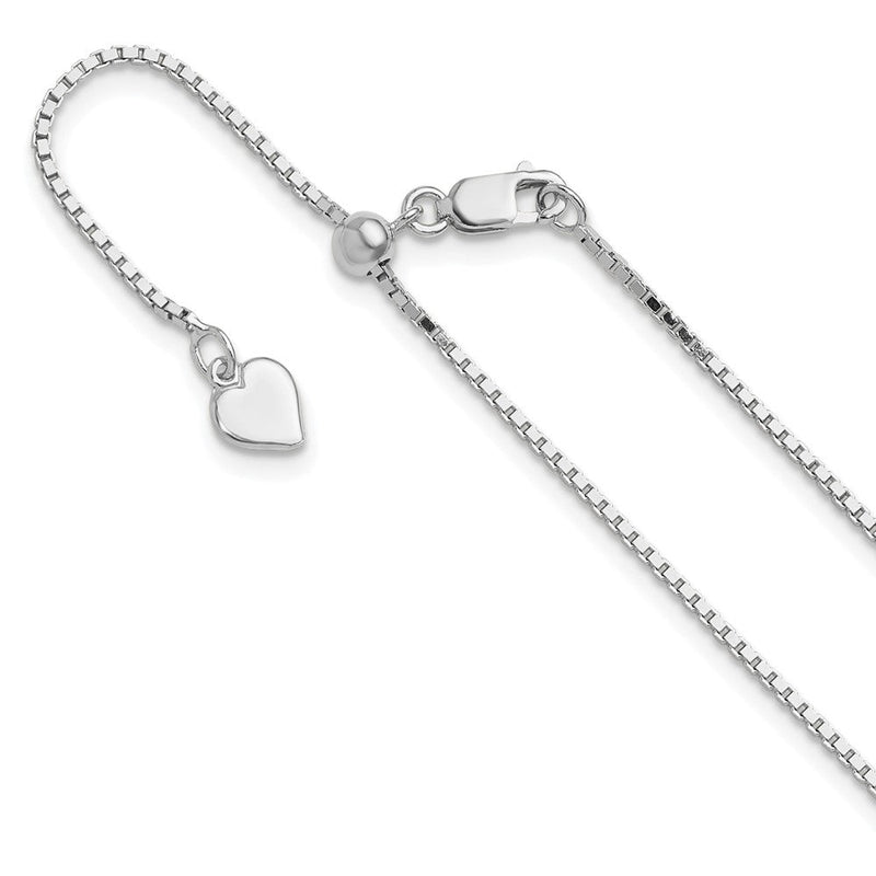 Sterlingsilber Verstellbar 1.1mm Venezianer Halskette