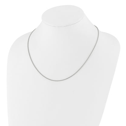 Sterlingsilber Verstellbar 1.6mm Ährenkette Halskette