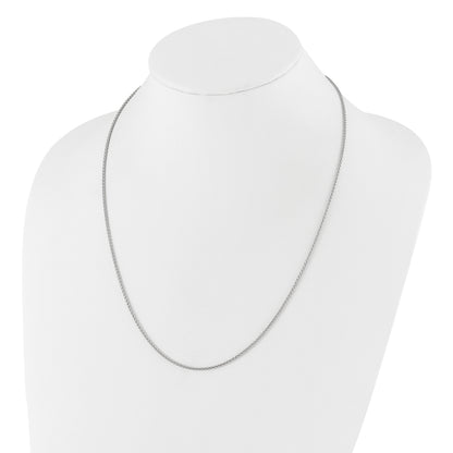 Sterlingsilber Verstellbar 1.6mm Ährenkette Halskette