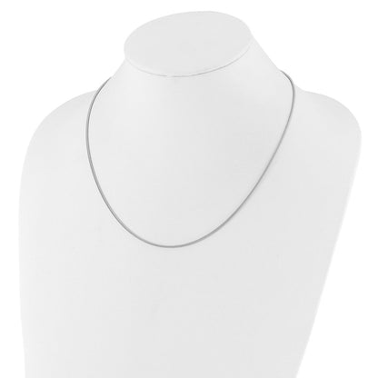 Sterlingsilber Verstellbar 1.4mm Schlange Halskette