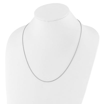 Sterlingsilber Verstellbar 1.4mm Schlange Halskette