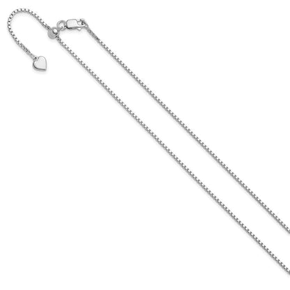 Sterlingsilber Verstellbar 1.3mm Venezianer Halskette