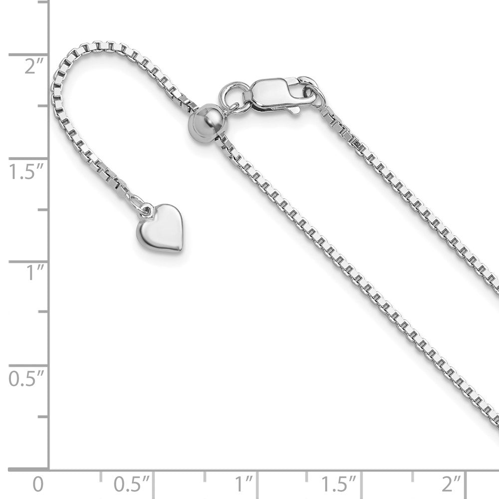 Sterlingsilber Verstellbar 1.3mm Venezianer Halskette