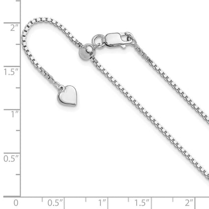 Sterlingsilber Verstellbar 1.3mm Venezianer Halskette