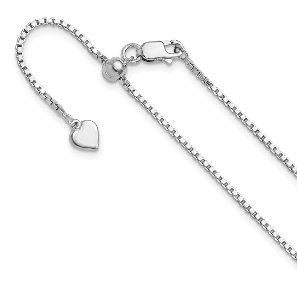 Sterlingsilber Verstellbar 1.3mm Venezianer Halskette