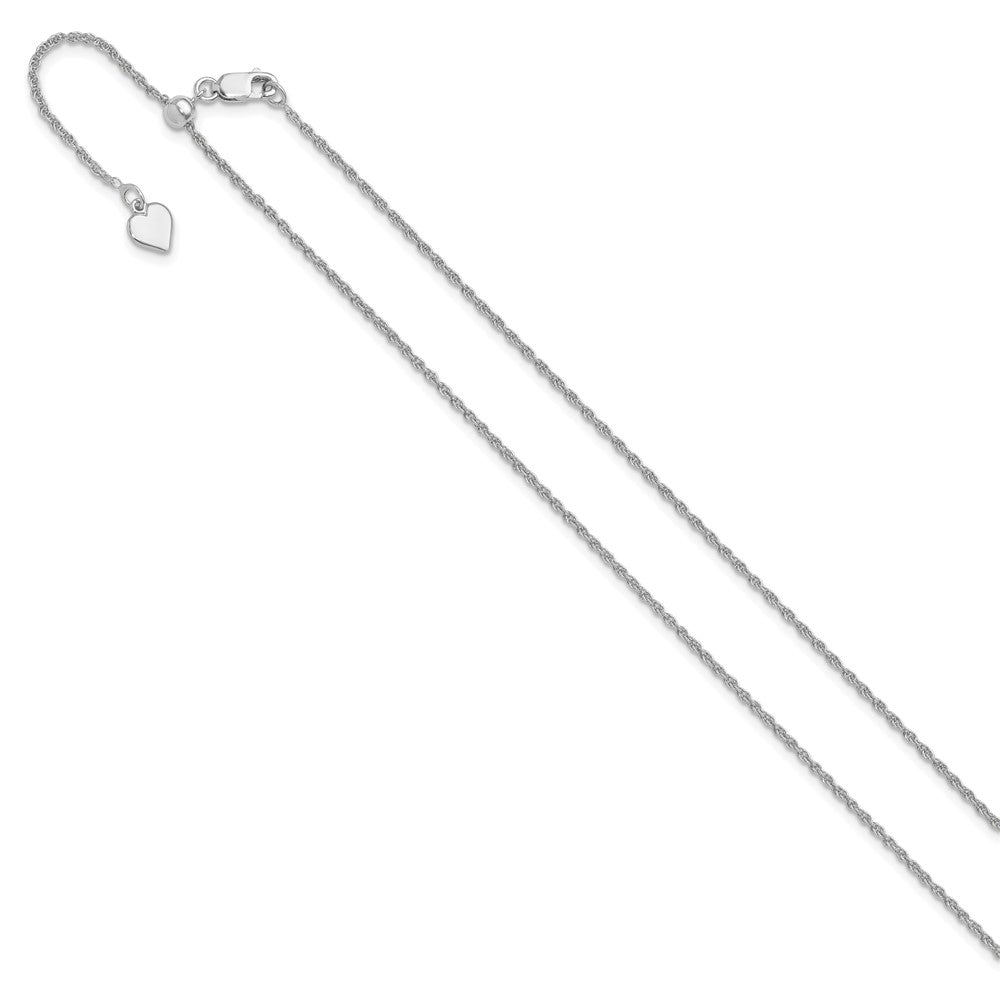 Sterlingsilber Verstellbar 1.35mm Loose Kordel Halskette