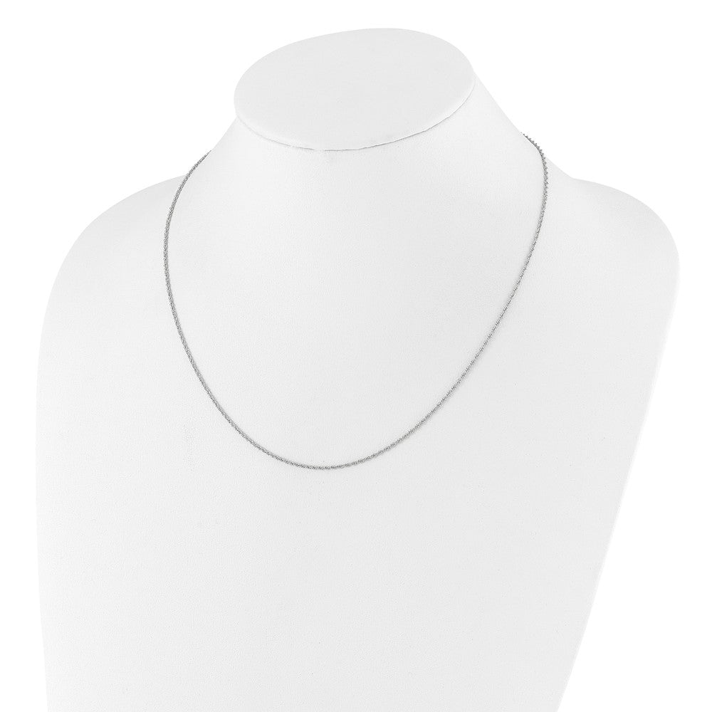 Sterlingsilber Verstellbar 1.35mm Loose Kordel Halskette
