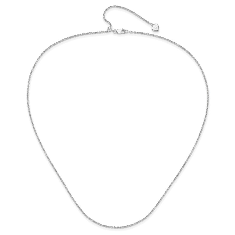 Sterlingsilber Verstellbar 1.35mm Loose Kordel Halskette
