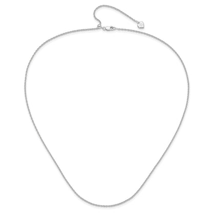 Sterlingsilber Verstellbar 1.35mm Loose Kordel Halskette