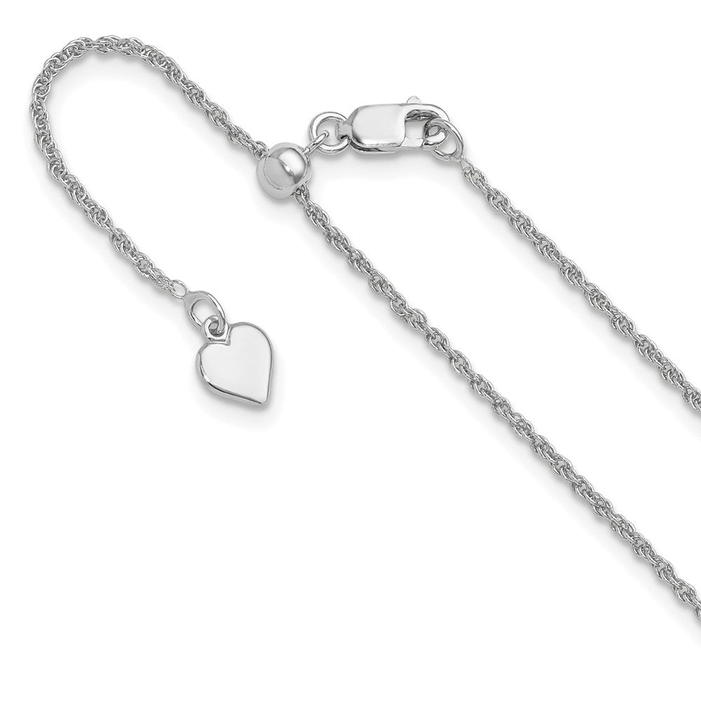 Sterlingsilber Verstellbar 1.35mm Loose Kordel Halskette