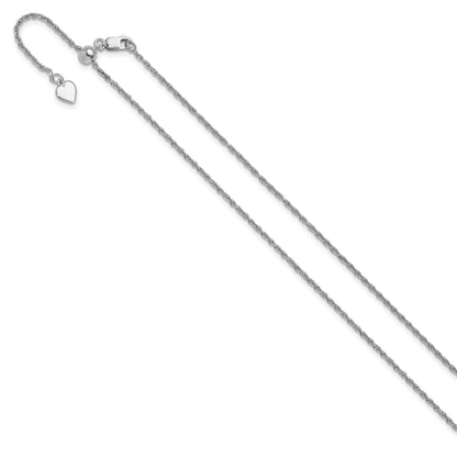 Sterlingsilber Verstellbar 1.55mm Loose Kordel Halskette