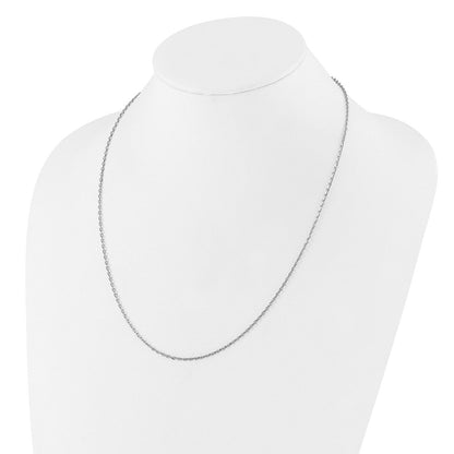 Sterlingsilber Verstellbar 2mm Ankerkette Halskette