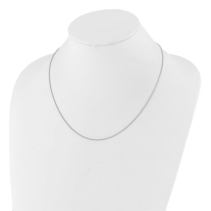 Sterlingsilber Verstellbar 1mm Ährenkette Halskette