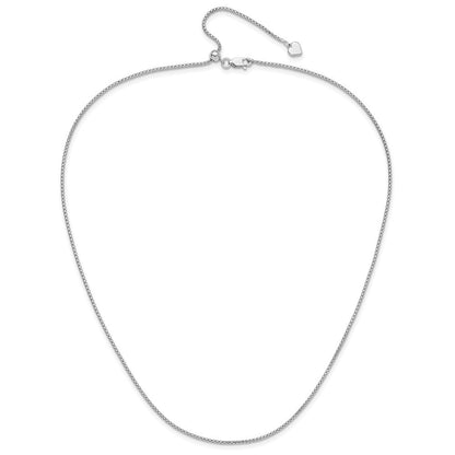 Sterlingsilber Verstellbar 1.4mm Popcorn Halskette