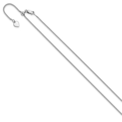 Sterlingsilber Verstellbar 1.4mm Panzer Halskette