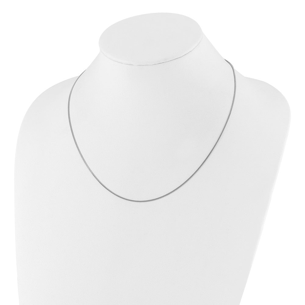 Sterlingsilber Verstellbar 1.4mm Panzer Halskette