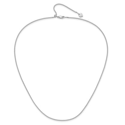 Sterlingsilber Verstellbar 1.4mm Panzer Halskette