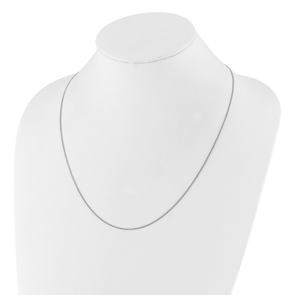 Sterlingsilber Verstellbar 1.4mm Panzer Halskette