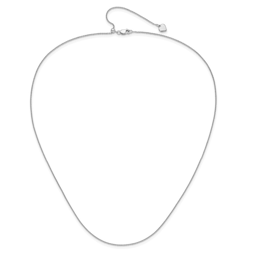 Sterlingsilber Verstellbar.95mm Erbs Halskette