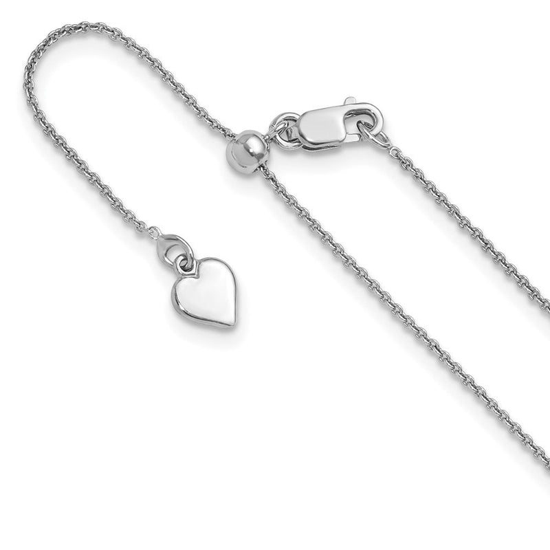 Sterlingsilber Verstellbar.95mm Erbs Halskette