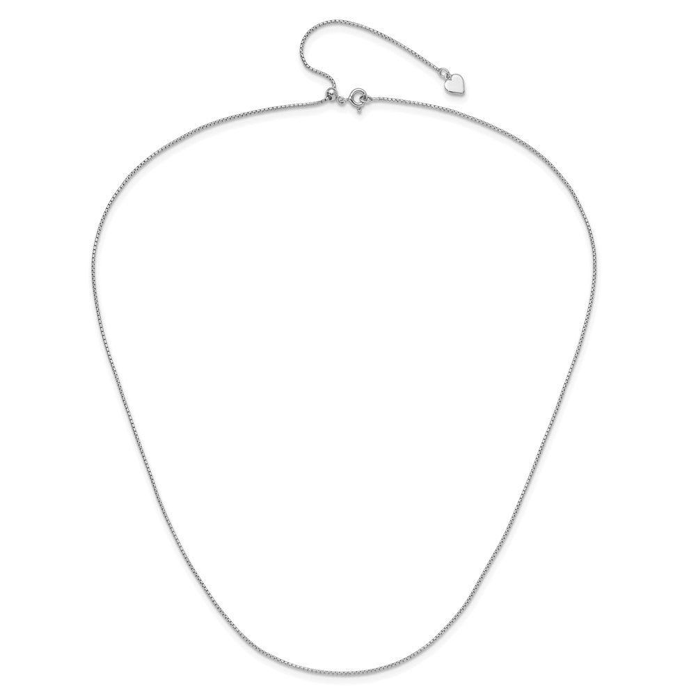 Sterlingsilber Verstellbar.95mm Rund Venezianer Halskette