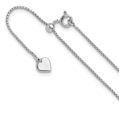 Sterlingsilber Verstellbar.95mm Rund Venezianer Halskette