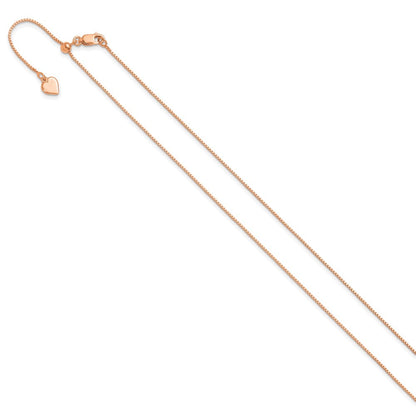 Sterlingsilber Rose Vergoldet Verstellbar.85mm Venezianer Halskette