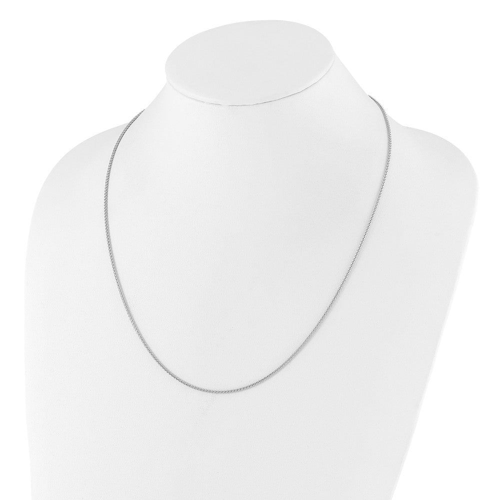 Sterlingsilber Verstellbar 1.5mm Ährenkette Halskette