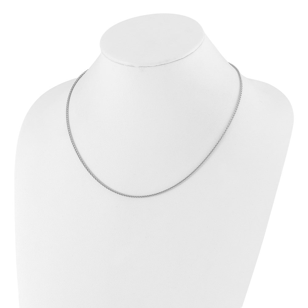 Sterlingsilber Verstellbar 1.9mm Ährenkette Halskette