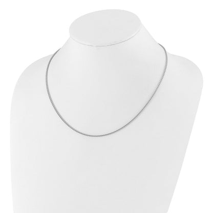 Sterlingsilber Verstellbar 1.9mm Ährenkette Halskette