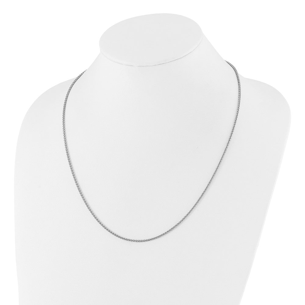 Sterlingsilber Verstellbar 1.9mm Ährenkette Halskette