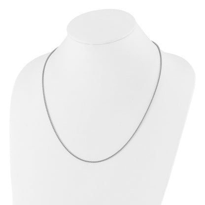 Sterlingsilber Verstellbar 1.9mm Ährenkette Halskette