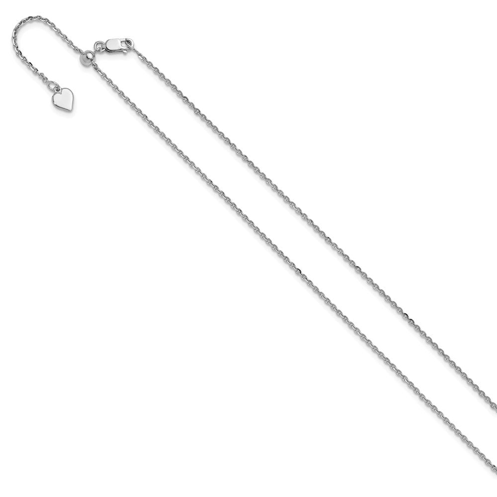 Sterlingsilber Verstellbar 1.75mm Ankerkette Halskette