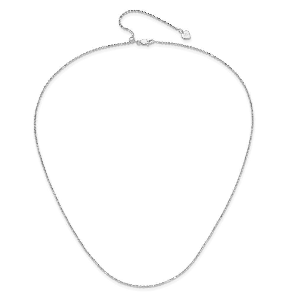 Sterlingsilber Verstellbar 1.75mm Ankerkette Halskette