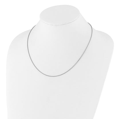 Sterlingsilber Verstellbar 1.5mm Diamantiert Ährenkette Halskette