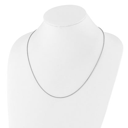 Sterlingsilber Verstellbar 1.5mm Diamantiert Ährenkette Halskette