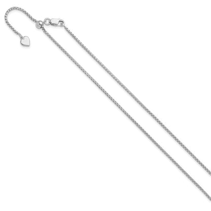 Sterlingsilber Verstellbar 1.5mm Rund Venezianer Halskette