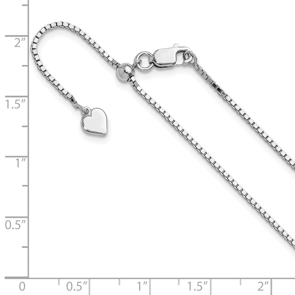 Sterlingsilber Verstellbar 1.15mm Venezianer Halskette