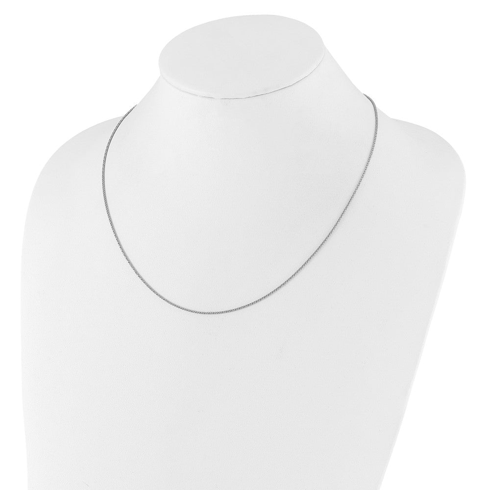 Sterlingsilber Verstellbar 1.2mm Popcorn Halskette