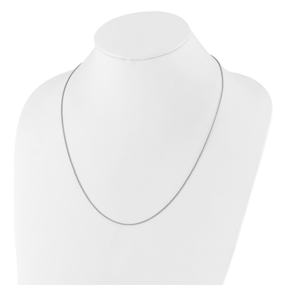 Sterlingsilber Verstellbar 1.2mm Popcorn Halskette
