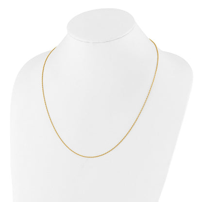 Sterlingsilber Vergoldet Verstellbar 1.2mm Diamantiert Kordel Halskette