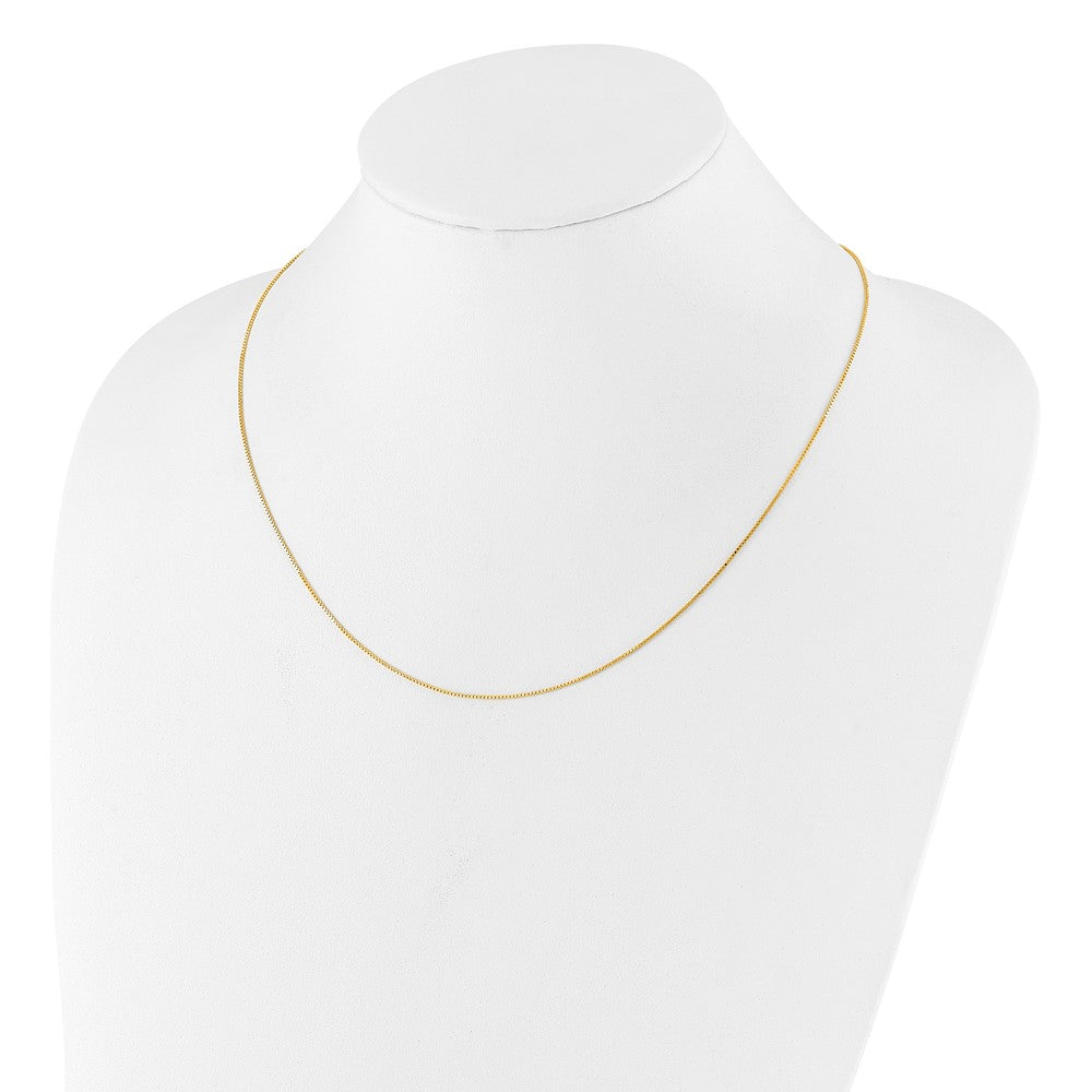 Sterlingsilber Vergoldet Verstellbar.85mm Venezianer Halskette