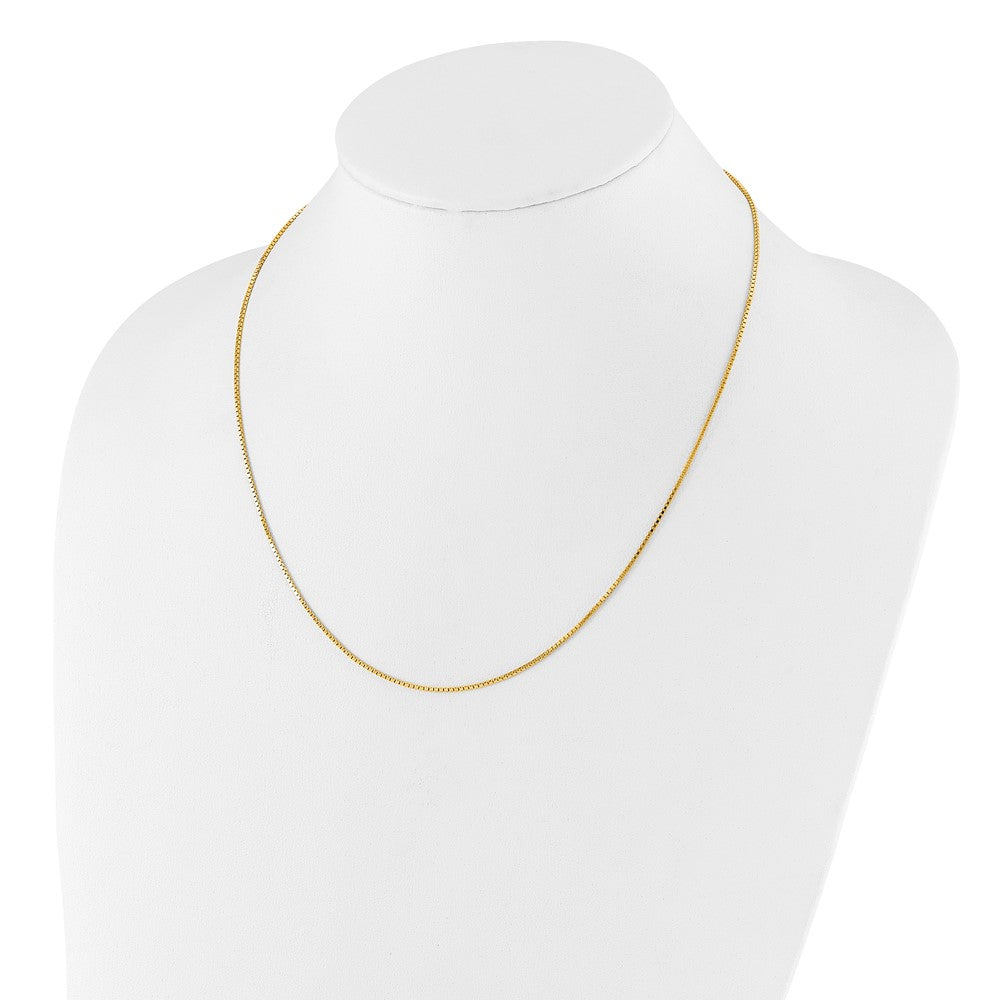 Sterlingsilber Vergoldet Verstellbar 1.1mm Venezianer Halskette